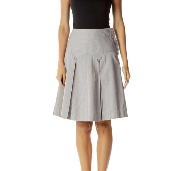 Marc Jacobs Dresses & Skirts - MARC JACOBS Purple Pink Pinstripe A-Line Skirt